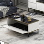 Hanah Home Imaj Mesa de centro Blanca